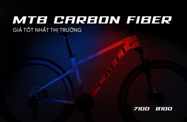 MTB KHUNG CARBON FIBER CALLI 7100 8100