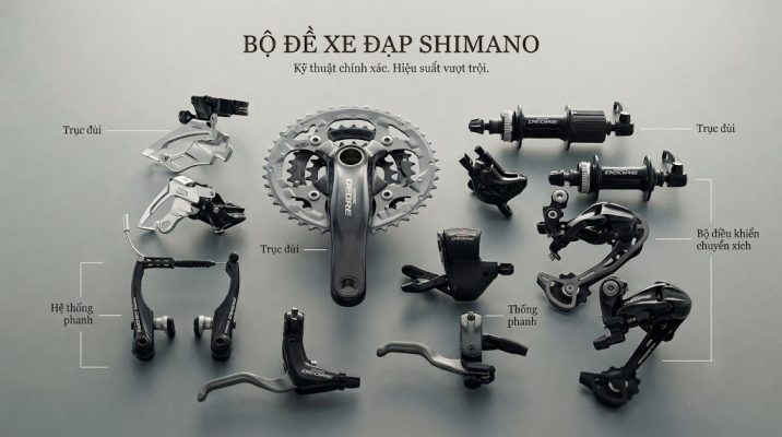 Bộ đề xe đạp là gì? Cách chọn bộ đề phù hợp cho từng dòng xe 1 bộ đề xe đạp