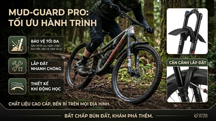 chắn bùn xe đạp địa hình